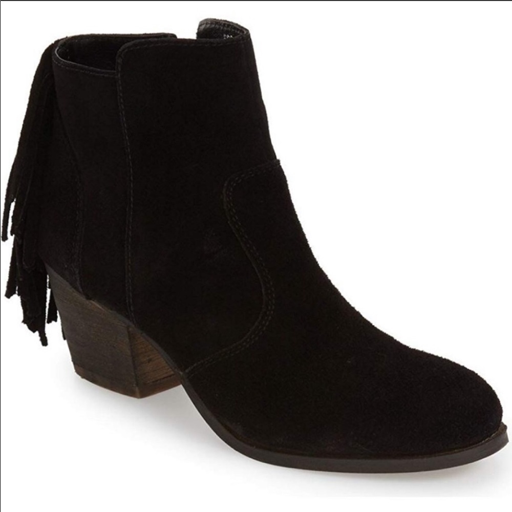 Black suede boots brand new size 7.5 - Picture 4 of 7